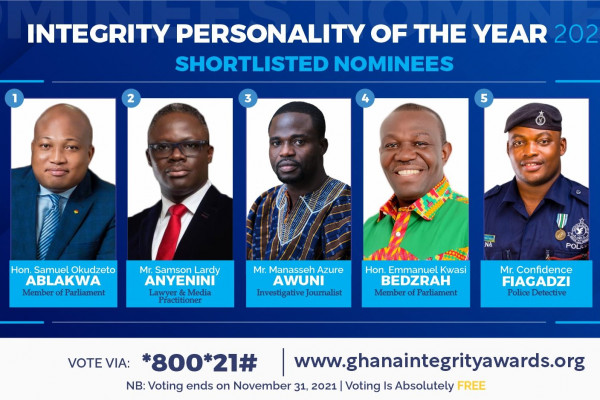 GII opens free public voting for ‘Integrity Personality of the Year’ award