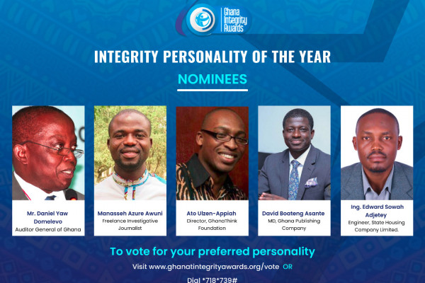 GII calls for public voting of Integrity Personality of the Year 